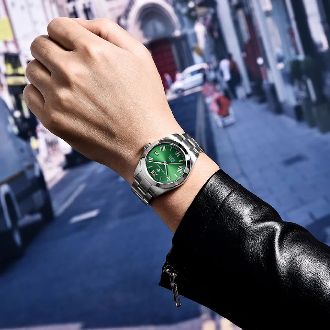 

Часы наручные PAGANI Мужские механические, дизайнерские Роскошные Брендовые с браслетом из нержавеющей стали и сапфировым стеклом и автоподз...