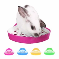 triangle non toxic plastic rabbit toilet guinea pig hamster bathroom pet litter training tray for small animals cage accessories