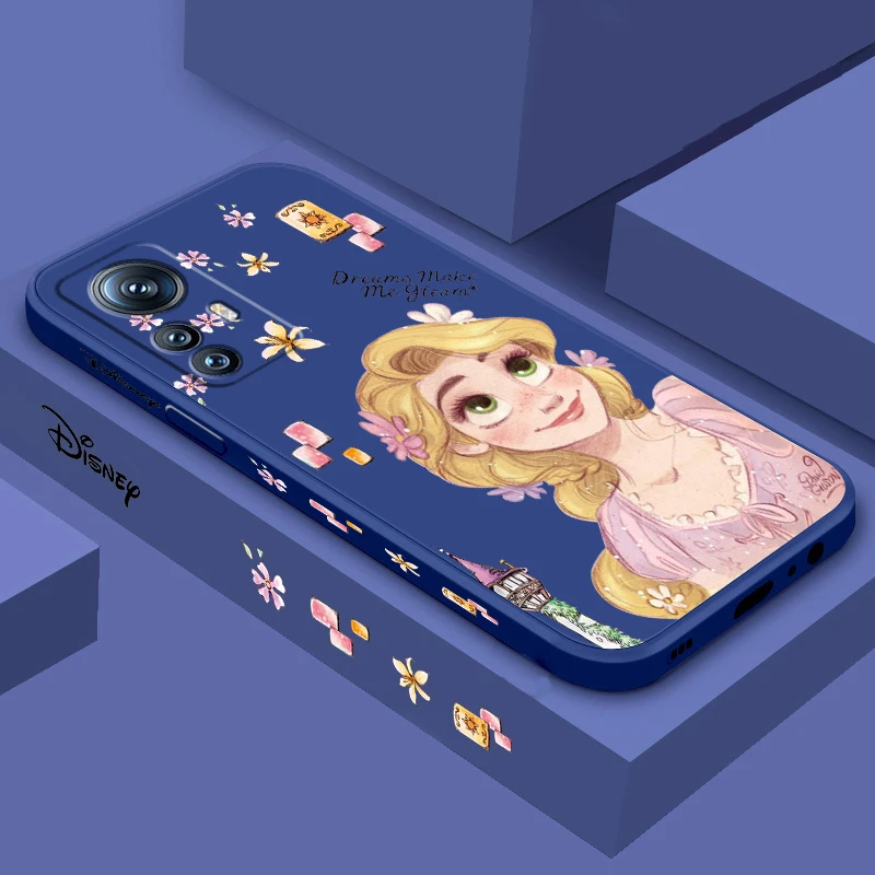 

Princess Tangled Rapunzel Liquid Left Rope For Xiaomi Mi 13 12T 12 11T 11i 11 A3 10T 10 CC9E 9 Pro Lite Ultra 5G Phone Case