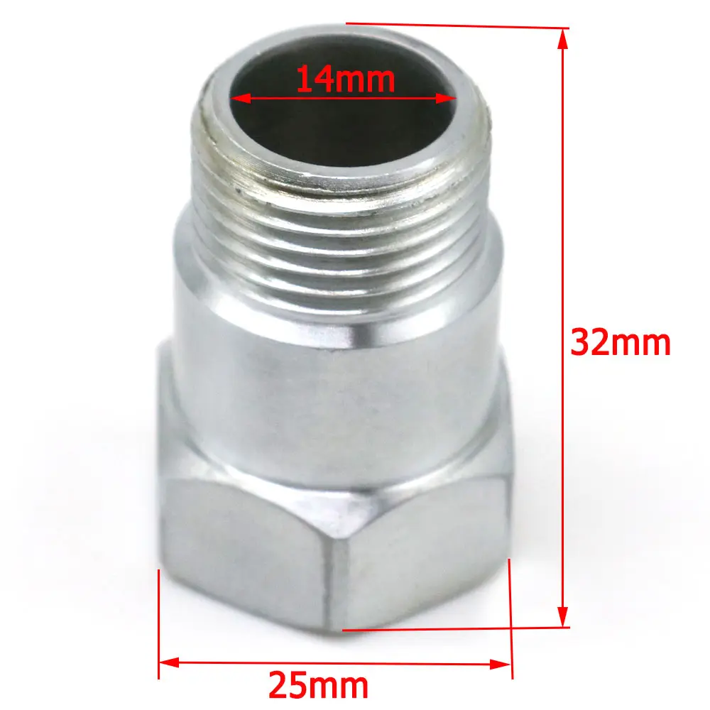 10 шт. M18X1 50 адаптер-удлинитель датчика кислорода удлинитель прокладка HHO O2 пробка