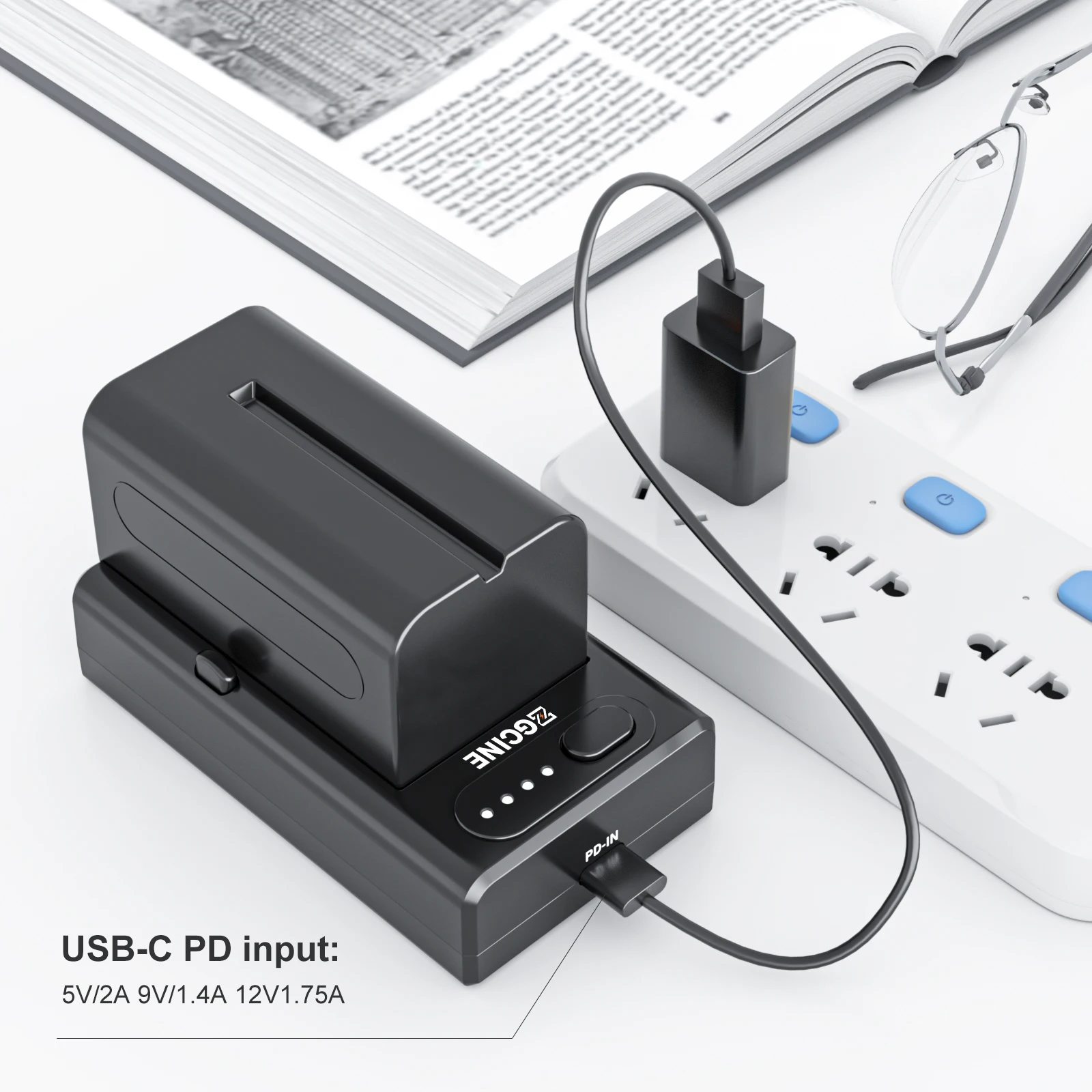 Внешний аккумулятор Zgcine NPF 7800mAh F550 F750 F970 для камеры SONY HVR-HD1000 HVR-HD1000E HVR-V1J