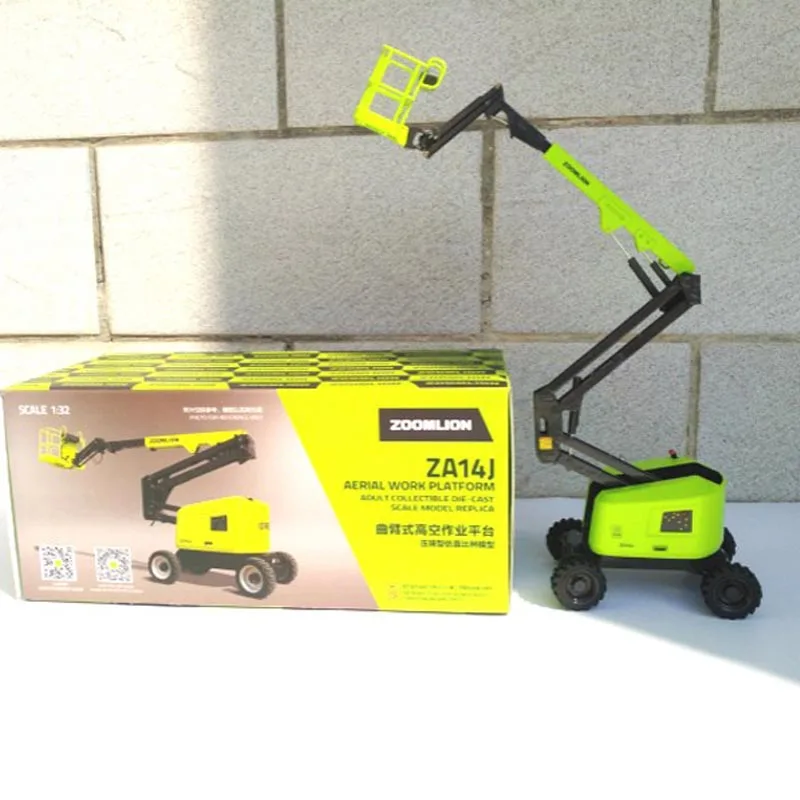Литье под давлением масштаб 1:32 Масштаб ZOOMLION ZA14J Шарнирный Рычаг платформа для