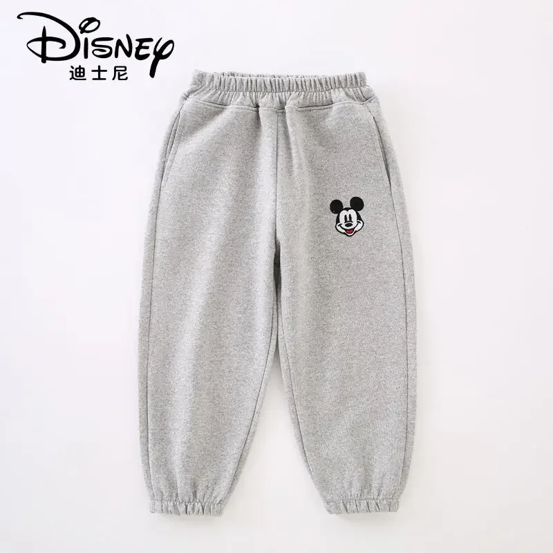 

Kawaii Disney Mickey Kids Pants Capris Kawaii Cartoon Unisex Spring Autumn All-match Casual Sweatpants Children Clothes Girl Boy