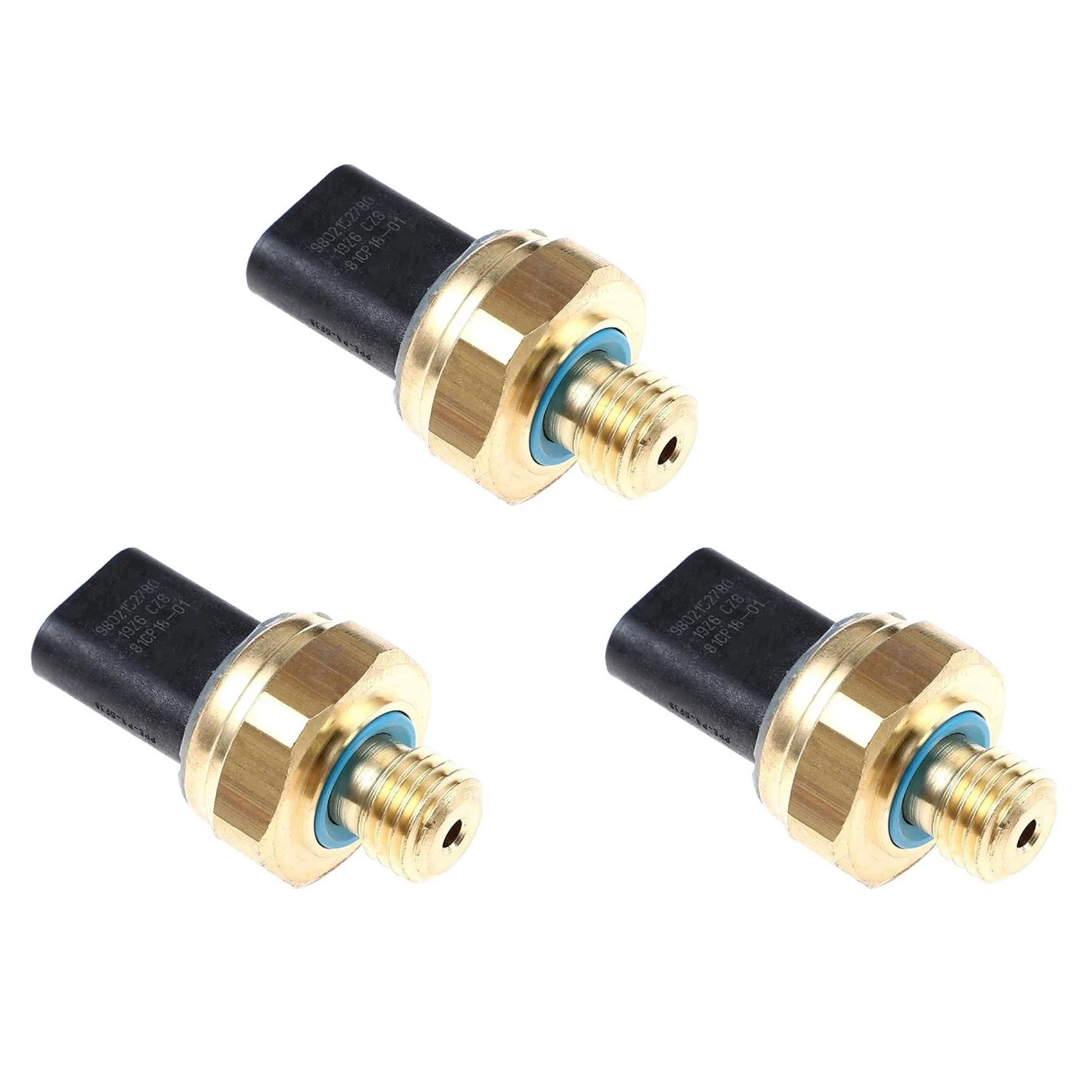 

3X New Oil Pan Fuel Pressure Sensor Switch 9802152780 for Peugeot 3008 308CC/SW C4L RCZ 207CC Citroen C4 DS4