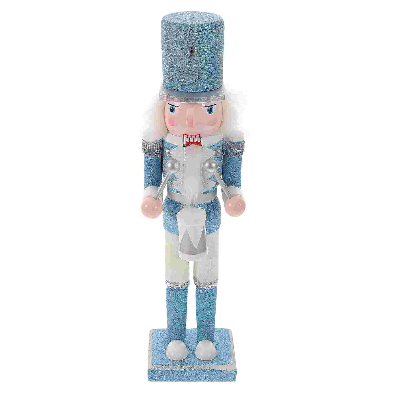 

Nutcracker Ornament Wood Crafts Kids Wooden Xmas Tall Christmas Figures Work Figurine Nutcrackers Small