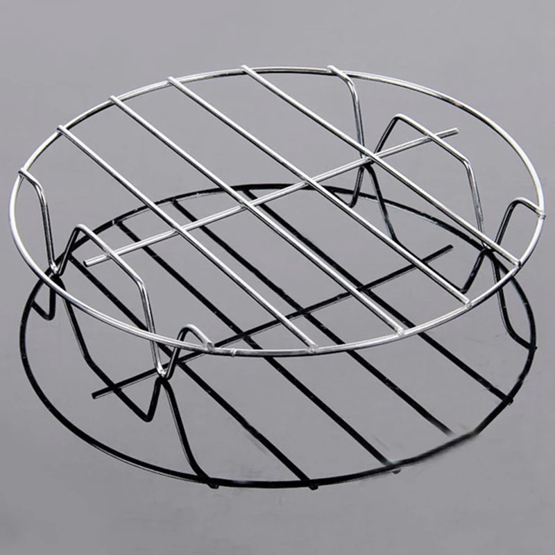 

1pcs Stainless Steel Round Steamer Rack Pots Baking Rack Stand Home Kitchen Cooking Tools Accessories