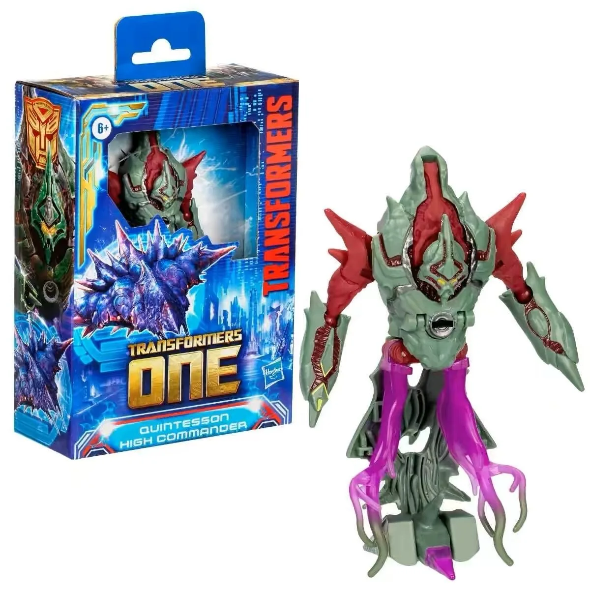 Фото В НАЛИЧИИ: Трансформируемые игрушки Hasbro Origin Movie 8 Changers Deluxe Quintesson High Commande, коллекция аниме-фигурок. №2