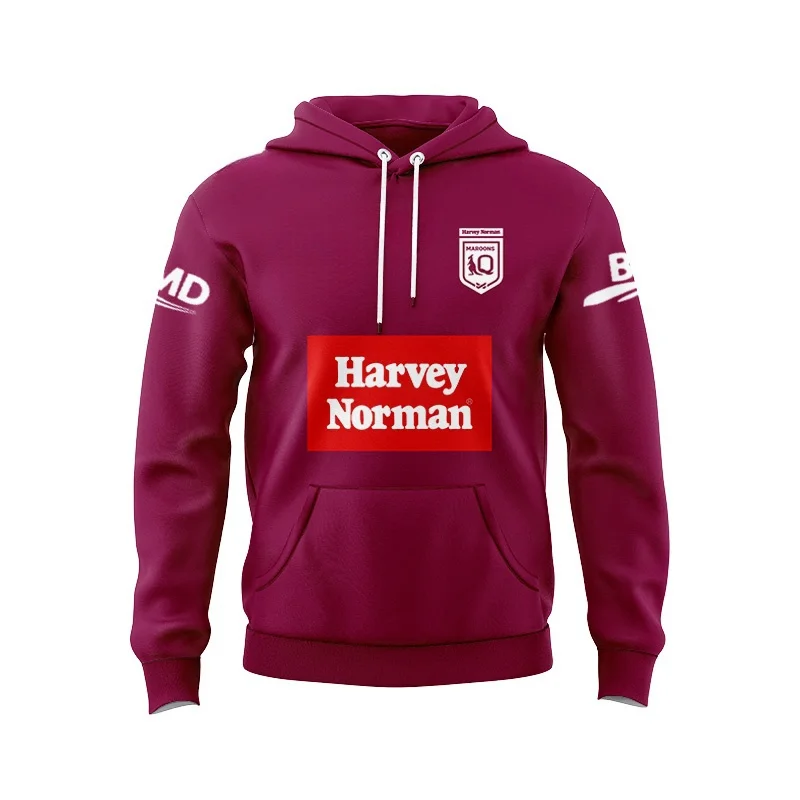 Толстовка с капюшоном Queensland цвет маруны страна происхождения 2024 фотосессия