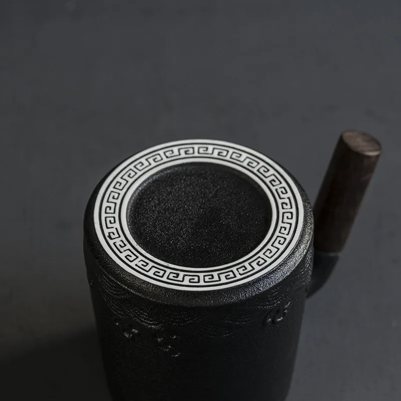 Керамическая чашка чайная с крышкой чайный инфузор винтажная кофейная японские