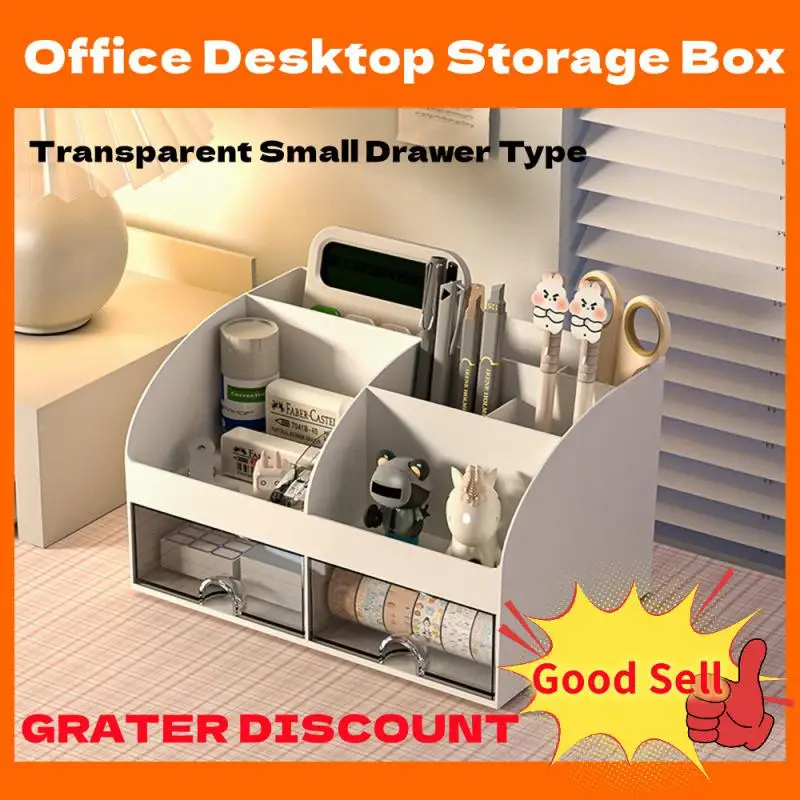

Office Desktop Storage Box Transparent Small Drawer Type Storage Cabinet Student Desk Stationery Items Sorting And Storage Boxes