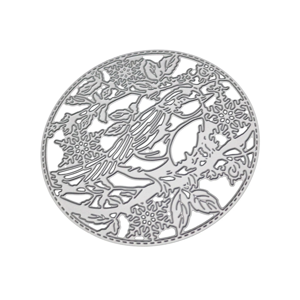 

DIY Embossing Cutting Dies Birds Branches For Paper Card Scrapbooking Photo Album