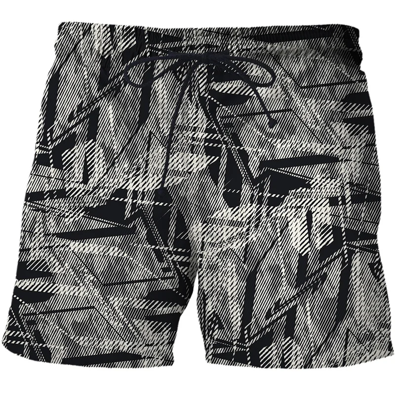 Модные короткие штаны с геометрическим рисунком для мужчин и женщин детские