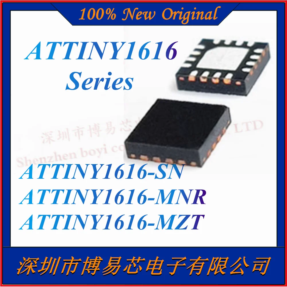 

ATTINY1616-SN ATTINY1616-MNR ATTINY1616-MZT-VAO Microcontroller Chip ATTINY1616 ATTINY QFN