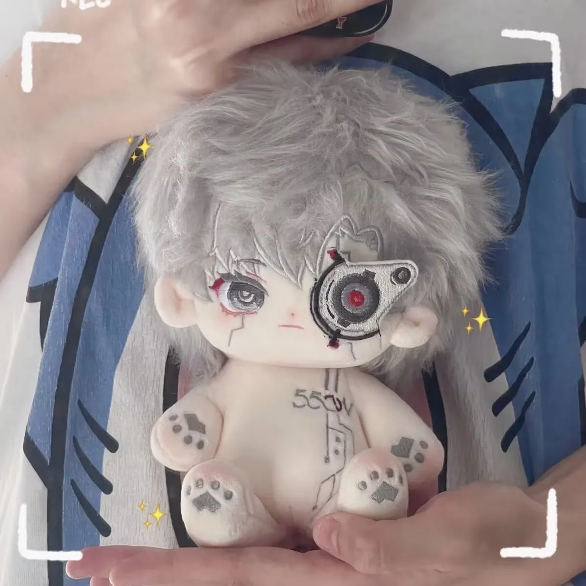 

20cm No Attributes Anime Cosplay Game Cute Plush Stuffed Doll Body Dress UP Cartoon Cotton Plushie Pillow Mascot Xmas Gift Otaku