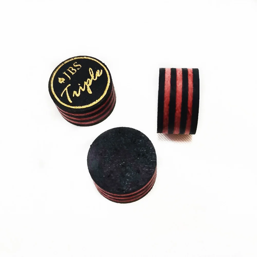 

3PCS 14mm Billiards Pool Cue Tips M 7 Layers Baked Leather Billiard Accessories