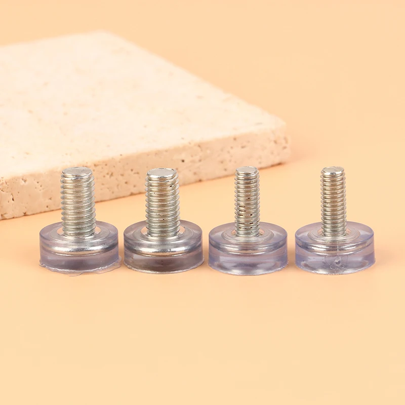 Leg Feet Adjustable Leveler Glide Slide Pad M6 M8 Screw In Anti-slip Foot Pads