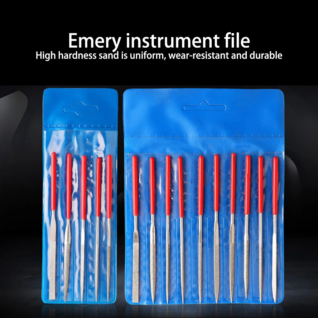 

10 5pcs Needle File Set Coated Waterpoof Handy Tools Ceramic Rasp Jewelry Carving Files Deburring Tool 2 100mm 10pcs