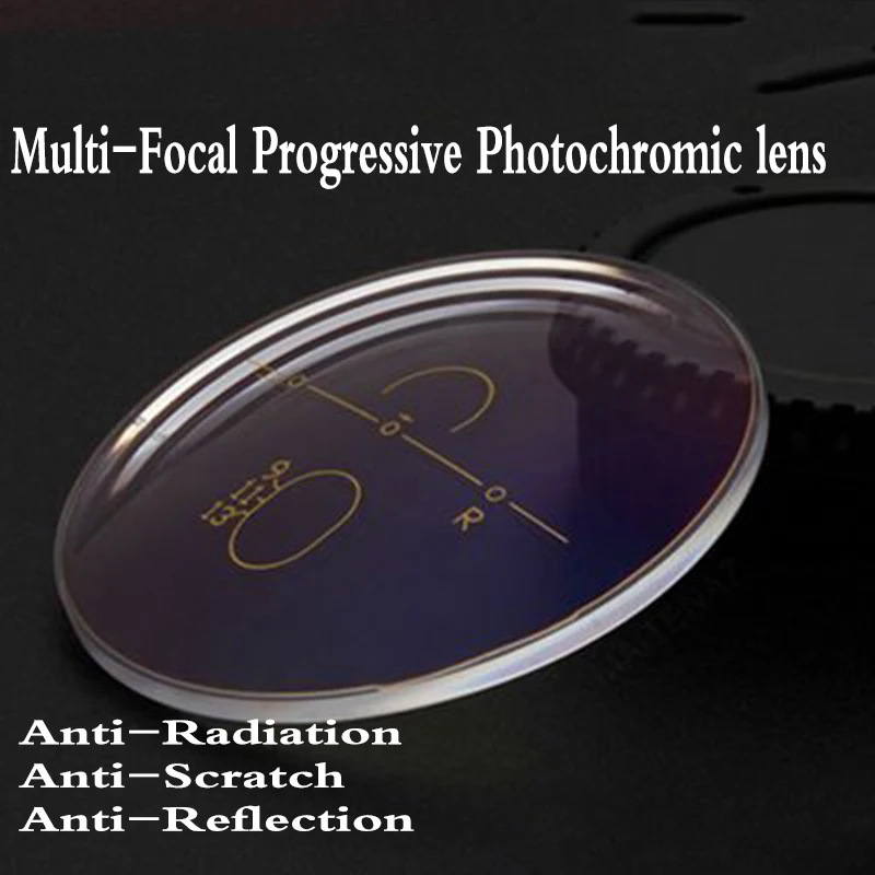 Индексные асферические оптические мультифокальные прогрессивные фотохромные