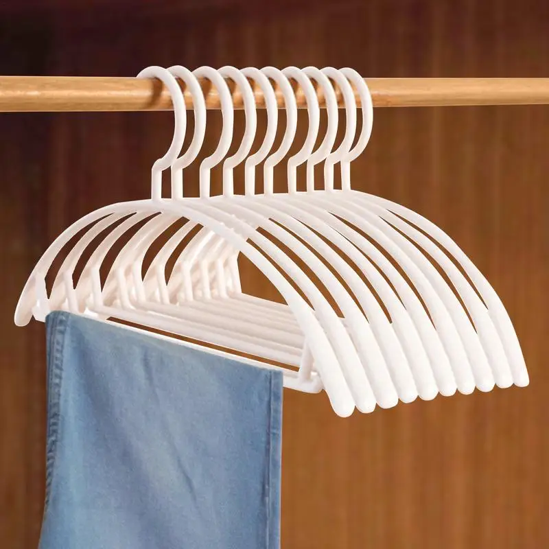 

Clothes Hanger Storage Hangers For Clothes Rack Closet Organizer For Clothes Lightweight & Non Slip No Shoulder Bump Suit Hanger