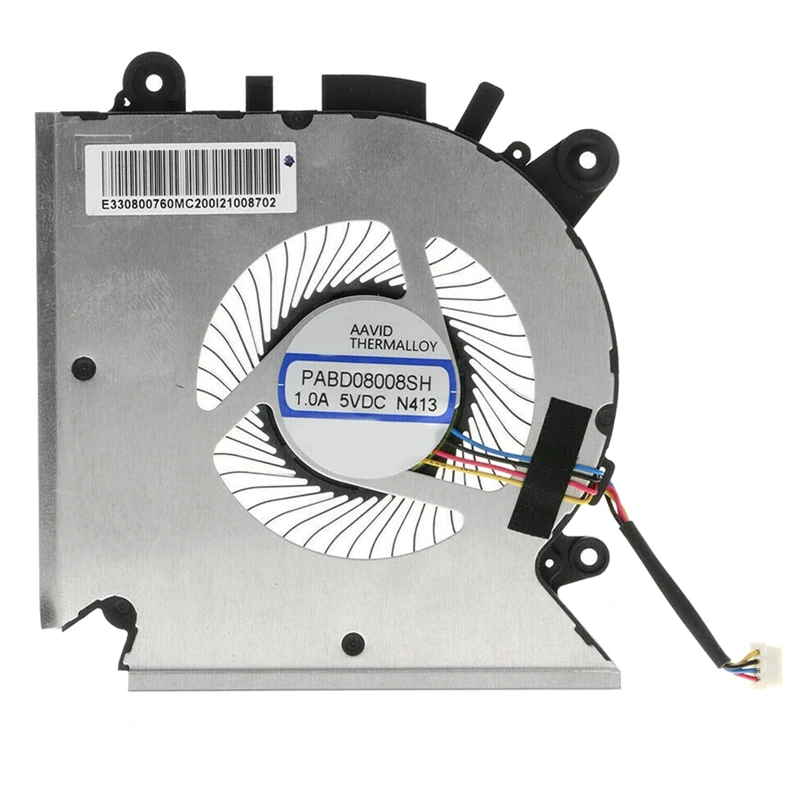

CPU Cooling Fan For MSI GF63 MS-16R1 MS-16R2 PABD08008SH N413 E322500300A