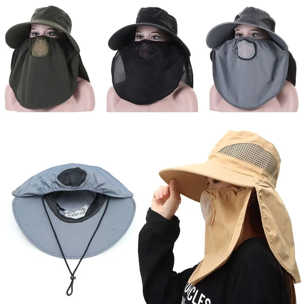 

movement summer nylon outdoor Wide eaves Sun hat Ultraviolet rays Fishing cap