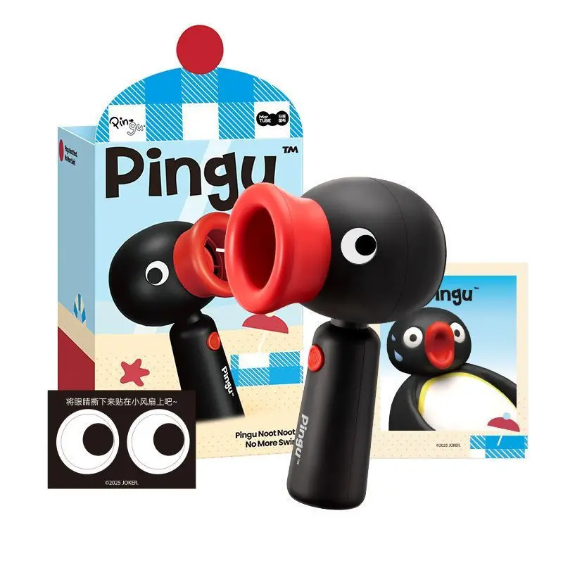 

Hot Pingu Fan Pingu Summer Kawaii Мини-вентилятор Перезаряжаемый вентилятор Портативный вентилятор Рюкзак Орнамент Трехскоростной ветер Пользовательский подарок