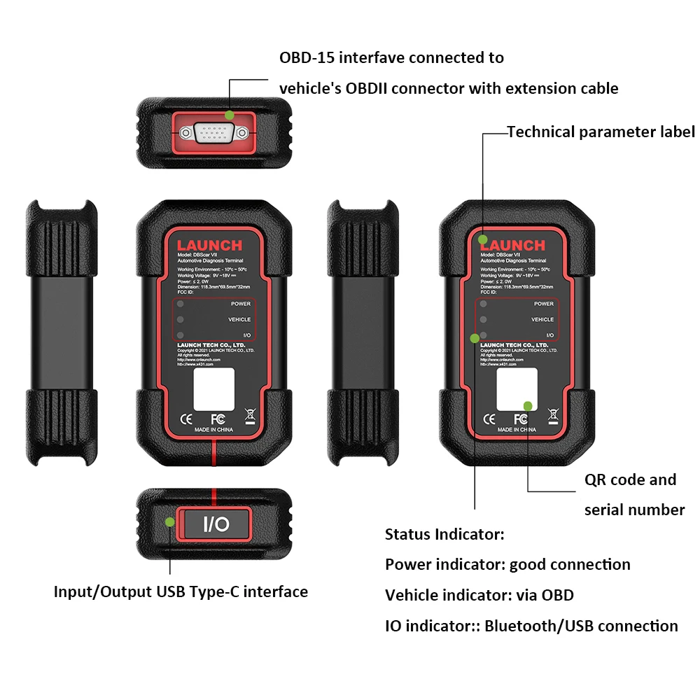 DBScar VII DBScar7 Новая оригинальная поддержка Bluetooth DIOP CAN FD протокол DBSCAR 7 разъем OBD2