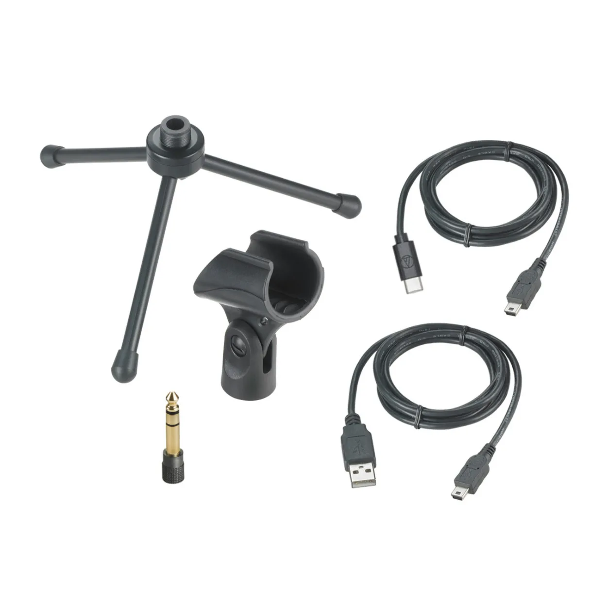 Audio Technica AT2005USB USB/XLR Microphone and ATH-M20X Professional Headphones enlarge