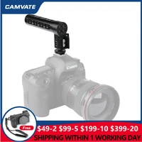 camvate quick release top cheese handle with male cold shoe adapter 14 20 screws for dslr camera cage rig supporting system