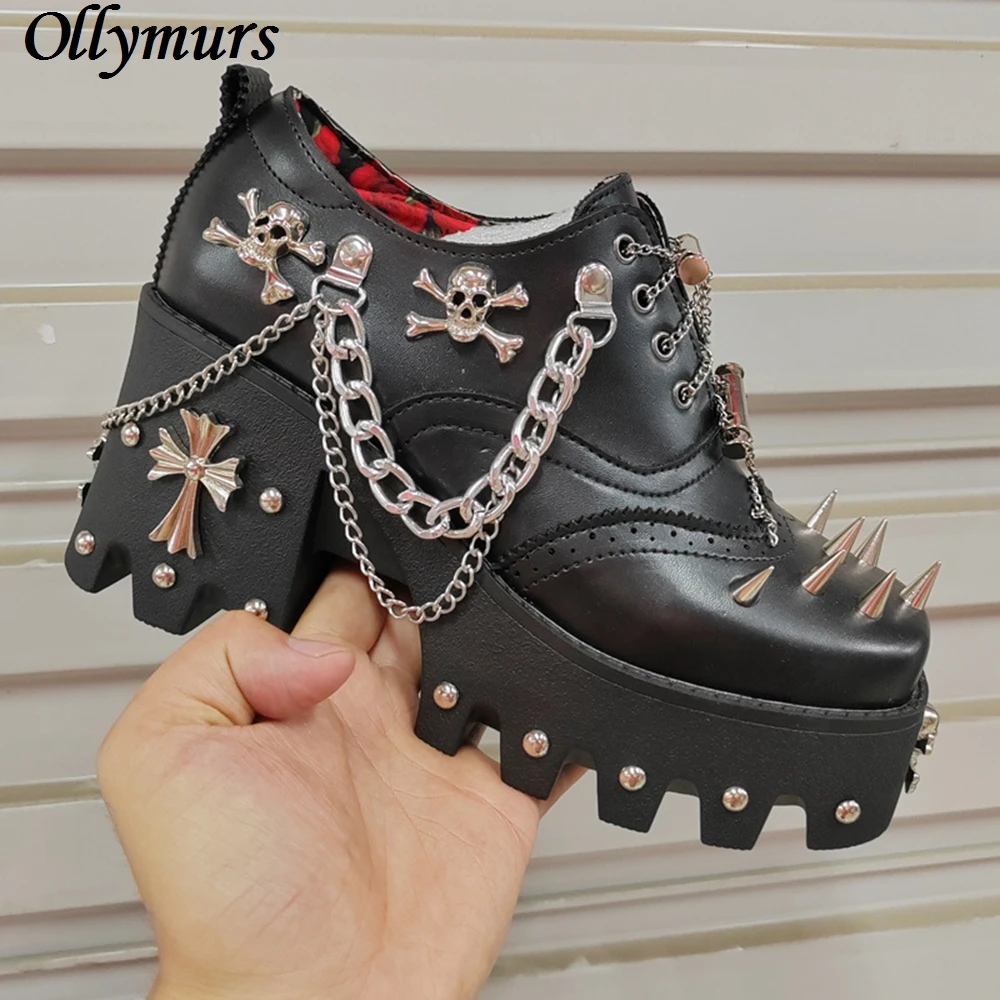 

Thick Base Platform Large Size Prop Shoes Women's Shoes
