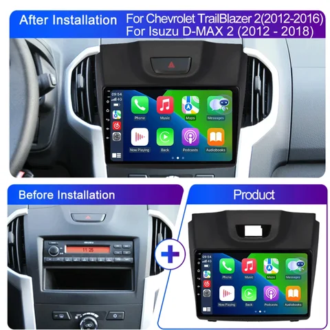 Android15 видеоплеер Carplay для Chevrolet Holden S10 TRAILBLAZER COLORADO ISUZU DMAX GPS автомобильный радиоприемник аудио мультимедиа стерео