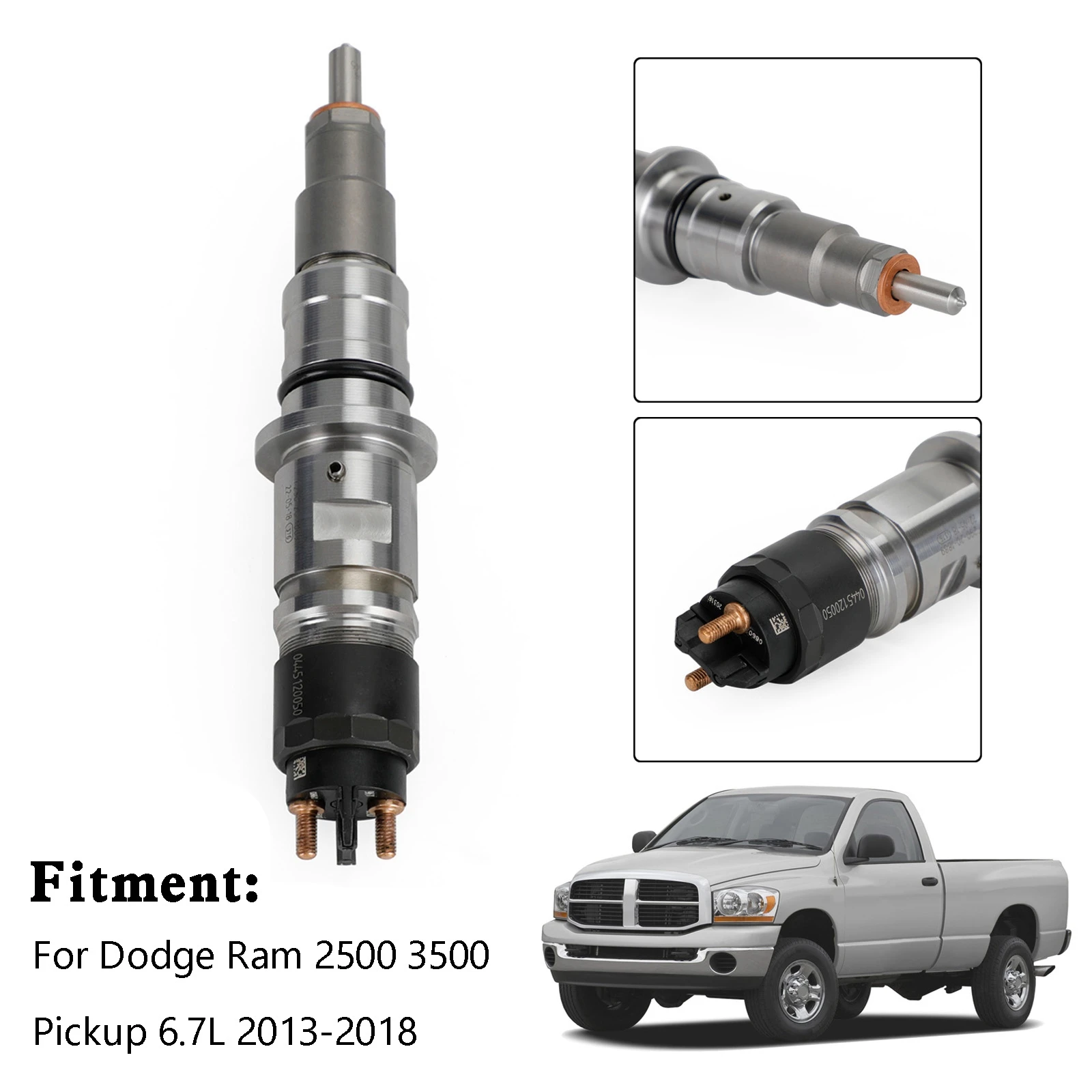 

Topteng Common Rail Fuel Injector 0986435574 fit Dodge Cummins 6.7L 2013-2018 Diesel