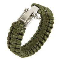 7 colors adjustable survival emergency bracelet 550 paracord cord bracelet weaving cord for camping hiking outdoor accessories