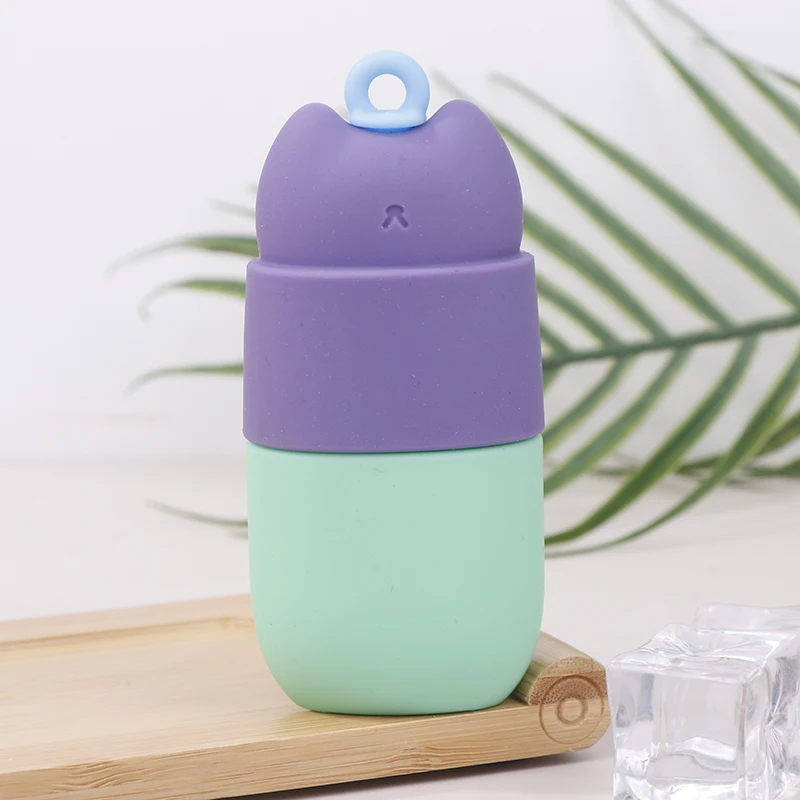 Силиконовый ледяной ролик для лица многоразовый массажер женщин и девушек