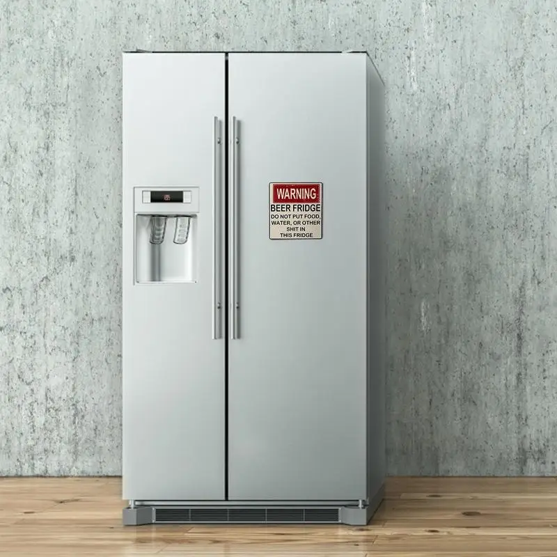 Магнит на холодильник для пива Забавный Магнитный строительный знак не