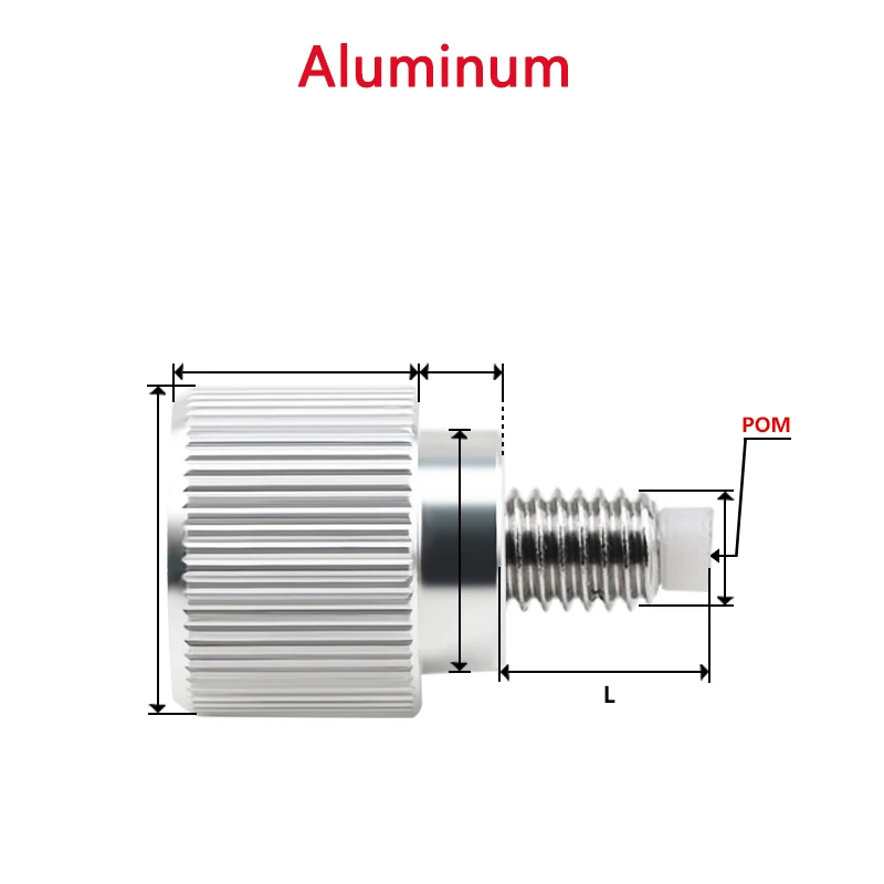 

GooBetter ручной винт M3 M4 алюминиевый