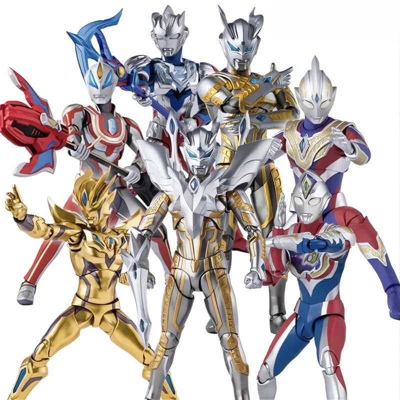 Hot Sale 17cm Ultraman Ark Zetad Delta Sky Claw Collectible Trendy Figure Shf Beria Jeddija Dekaterica Birthday Gift