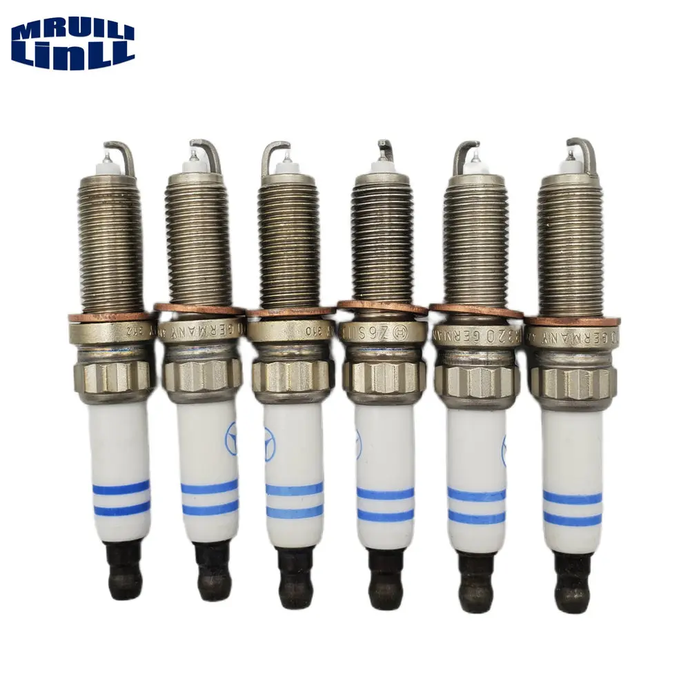 4-6pcs Iridium Spark Plug OEM Z6S113320 A0041596403 For Mercedes-Benz W221 W212 S212 C207 S211