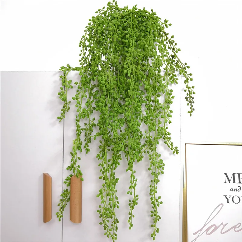 5 Forks Artificial Flower Decorations Hanging Plant Lover Tears Succulents Home Office Wall Hanging Plants