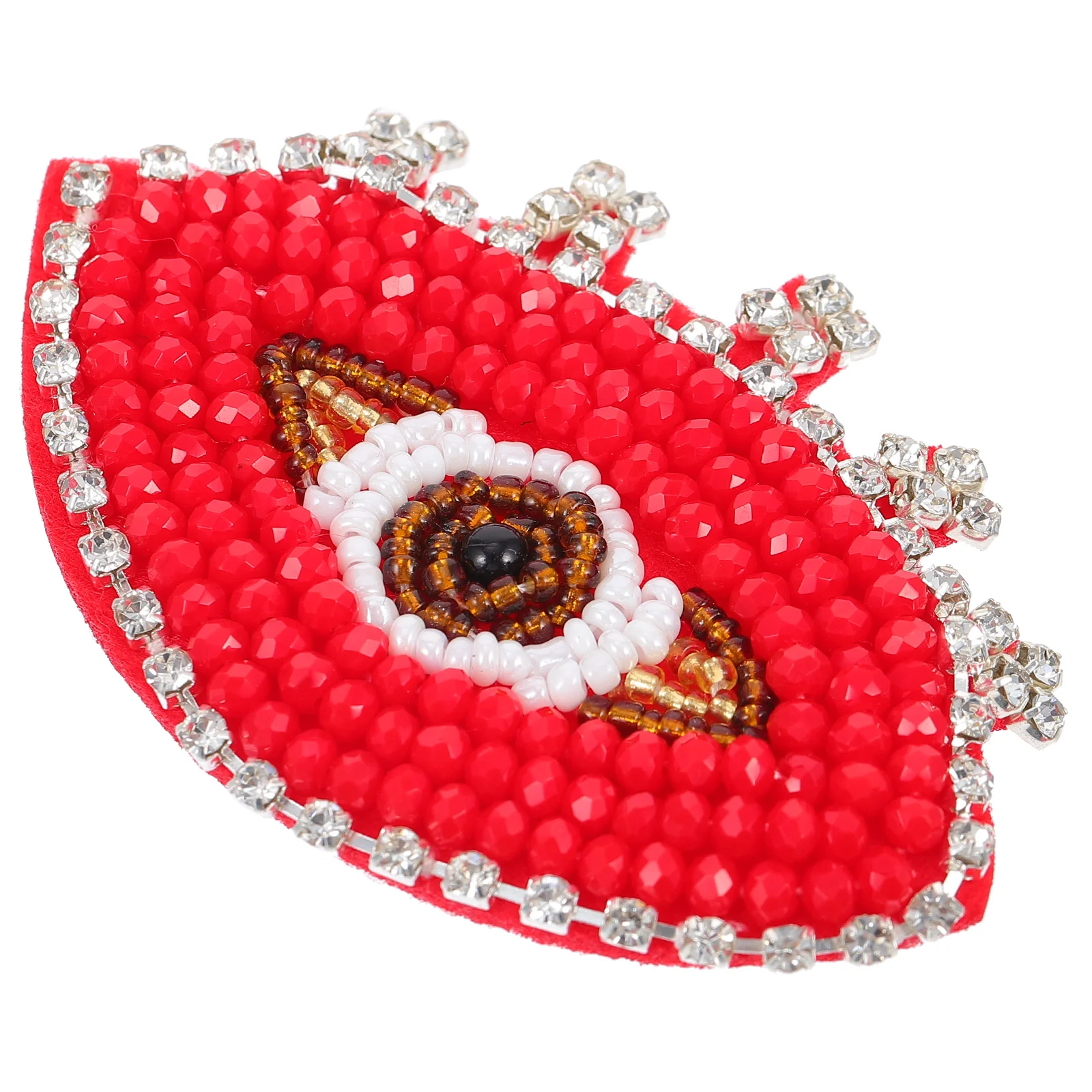 

Patch Clothing Diy Beaded Badge Embroidered Patches Sew Eyes Clothes Applique Crafts Evil Motif Embroidery Eye Sticker Sewing