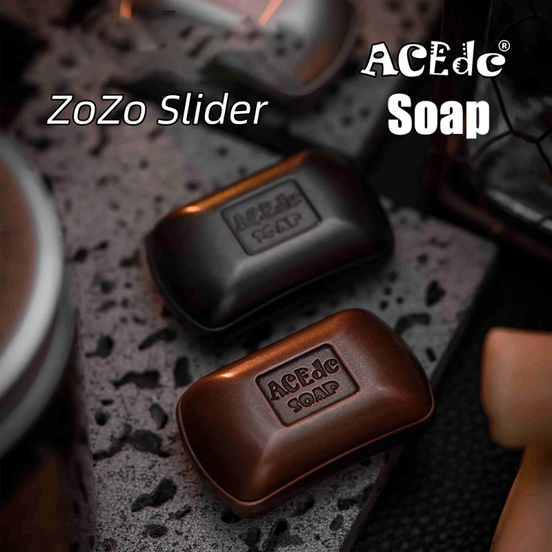 ACEdc ZoZo Slider Soap Push Slider Metal Toy Decompression Stress Relief Men's Gift Cool Fidgets enlarge
