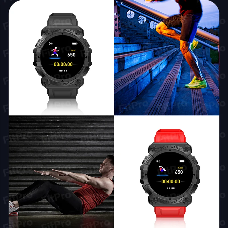 Смарт-часы FD68S с сенсорным экраном для мужчин и женщин спортивный фитнес-браслет