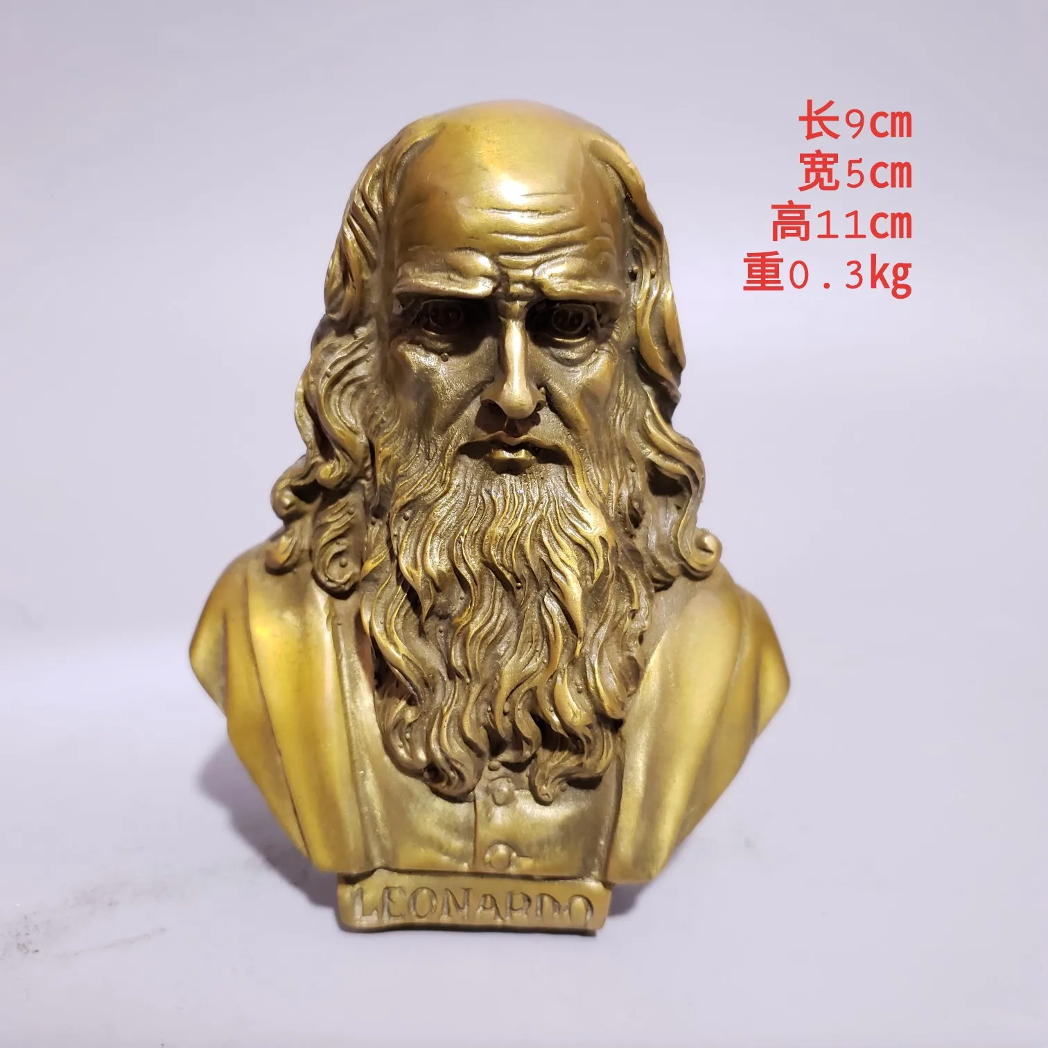 

Pure copper ornament, bust, figure, bronze sculpture, handicraft decoration