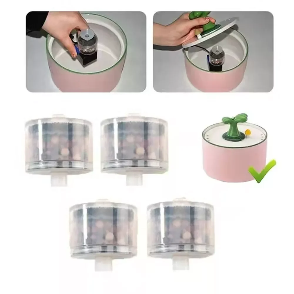 

2023NEW Cat Water Fountain Filter Replacement Filters for 1.5L Ceramic Cat Drinking Fountain 4/6/12 Packs filters pet supplies