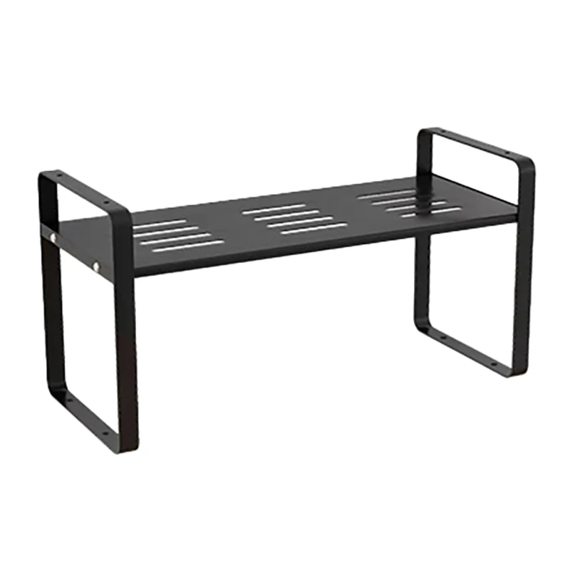 

1Pcs Kitchen Countertop Layered Shelf Inner Compartment Divider Pot Rack Desktop Storage Rack Cabinet Rack