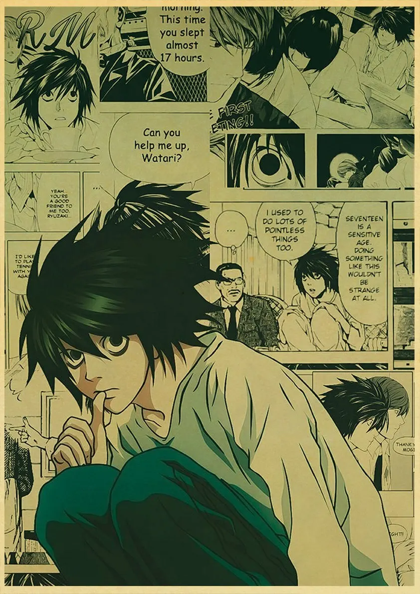 

Постер Death Note L Lawlite для дома
