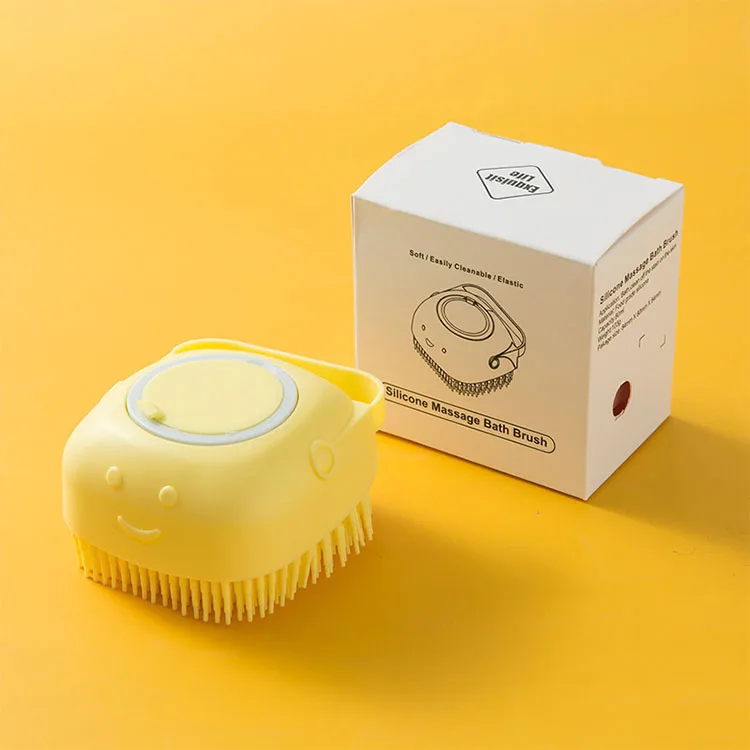 

Pet Dog Massage Shampoo Brush Cat Comb Grooming Scrubber Brush for Bathing Short Hair Soft Silicone Brushes Cleaning Accessories