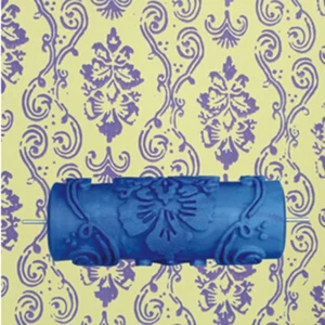 Лидер продаж, модель узора, 5-дюймовый 3D резиновый декоративный ролик для рисования стен, ролик для дизайна стен, 025Y, бесплатная доставка