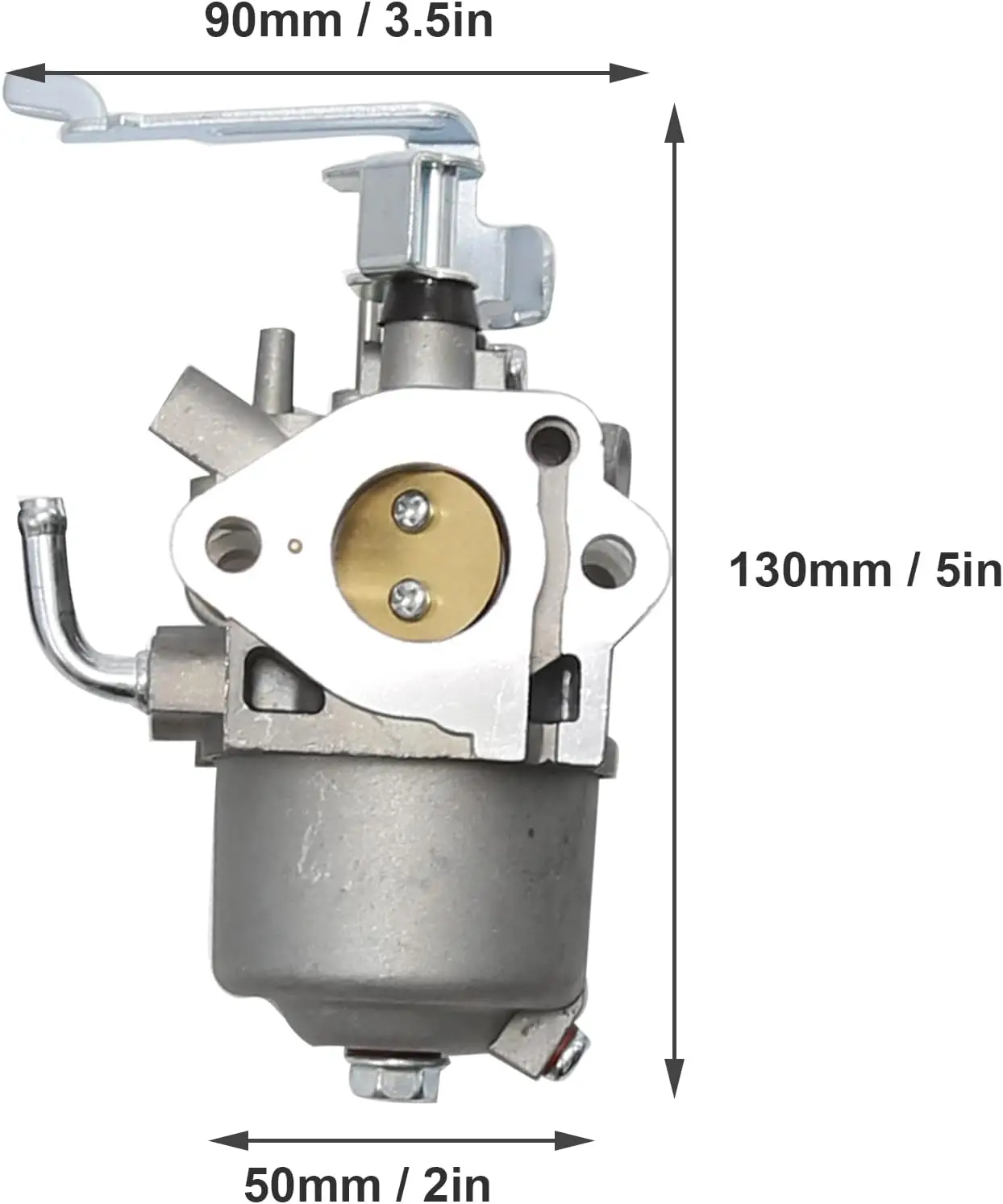 Фото Карбюратор EX30 для замены карбюратора Subaru Robin Engine Mikuni RGX4800 RGN5100, аналог 279-62364-10, с топливным шлангом и клапаном №2