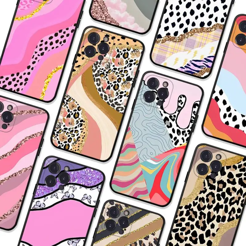

Fashion stripes Phone Case Silicone Soft For iphone 14 13 12 11 Pro Mini XS MAX 8 7 6 Plus X 2020 XR Shell